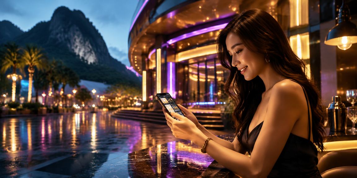 Aplikasi Android gd4d pada telefon pintar di Ipoh